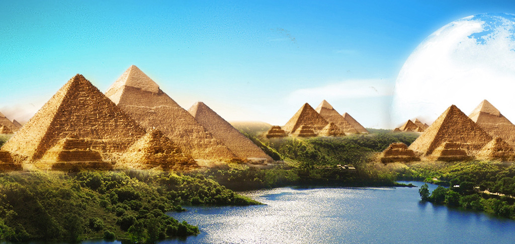 Many Pyramids Landscape